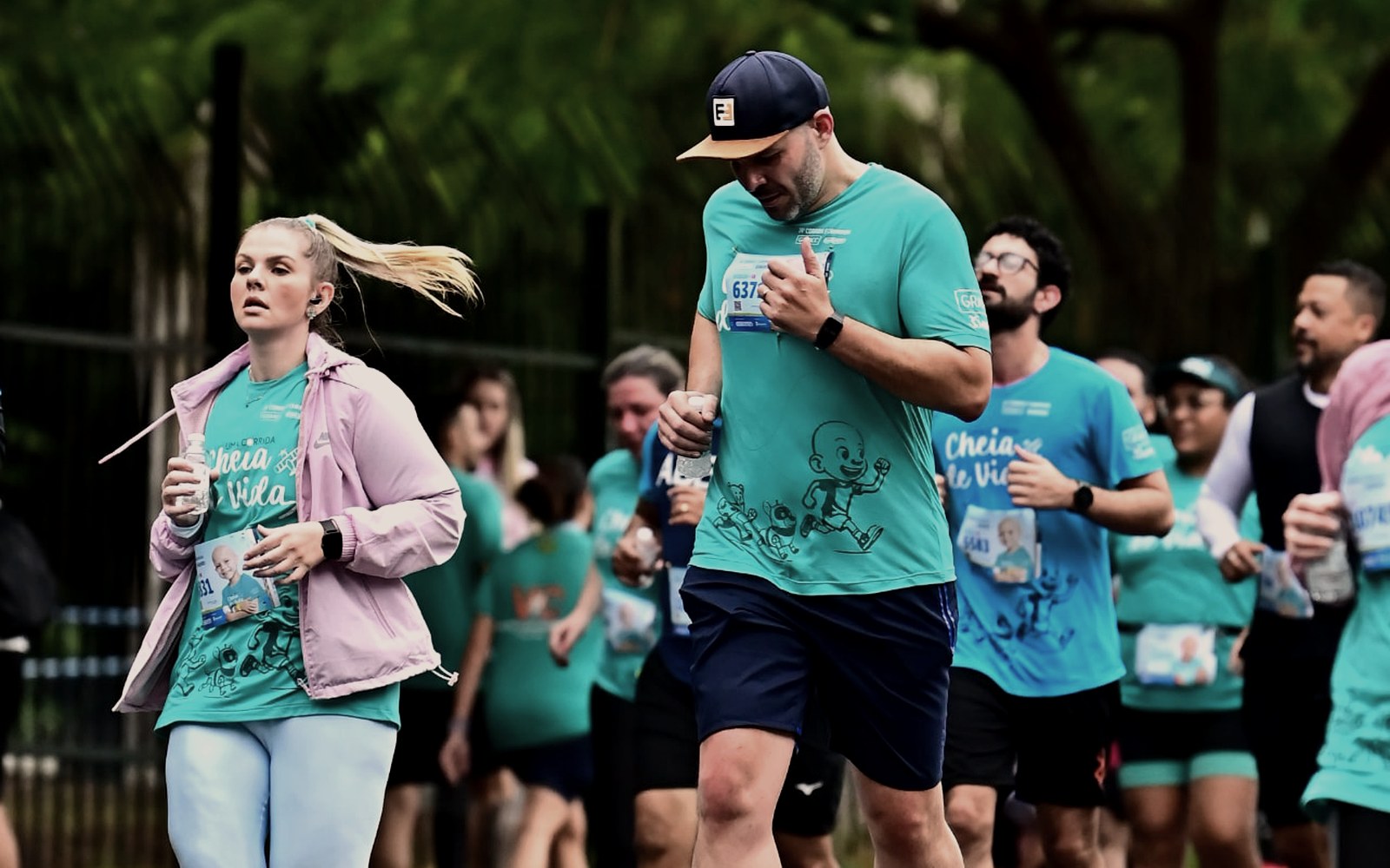 Robson Del Fiol em prova de corrida de rua, disciplina aplicada à alta performance